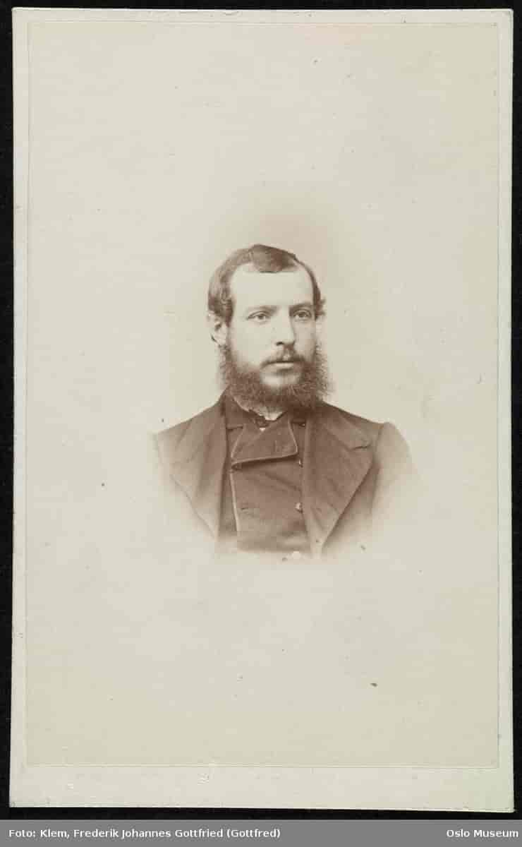 Fotografi av Gerhard Armauer Hansen, ca. 1870