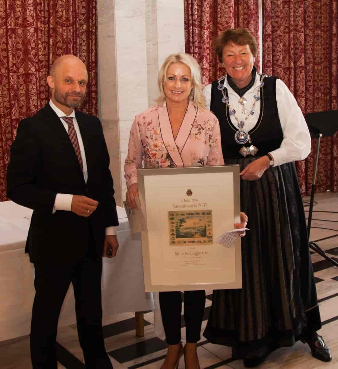 Merete Lingjærde mottok Oslo bys kunstnerpris for 2017