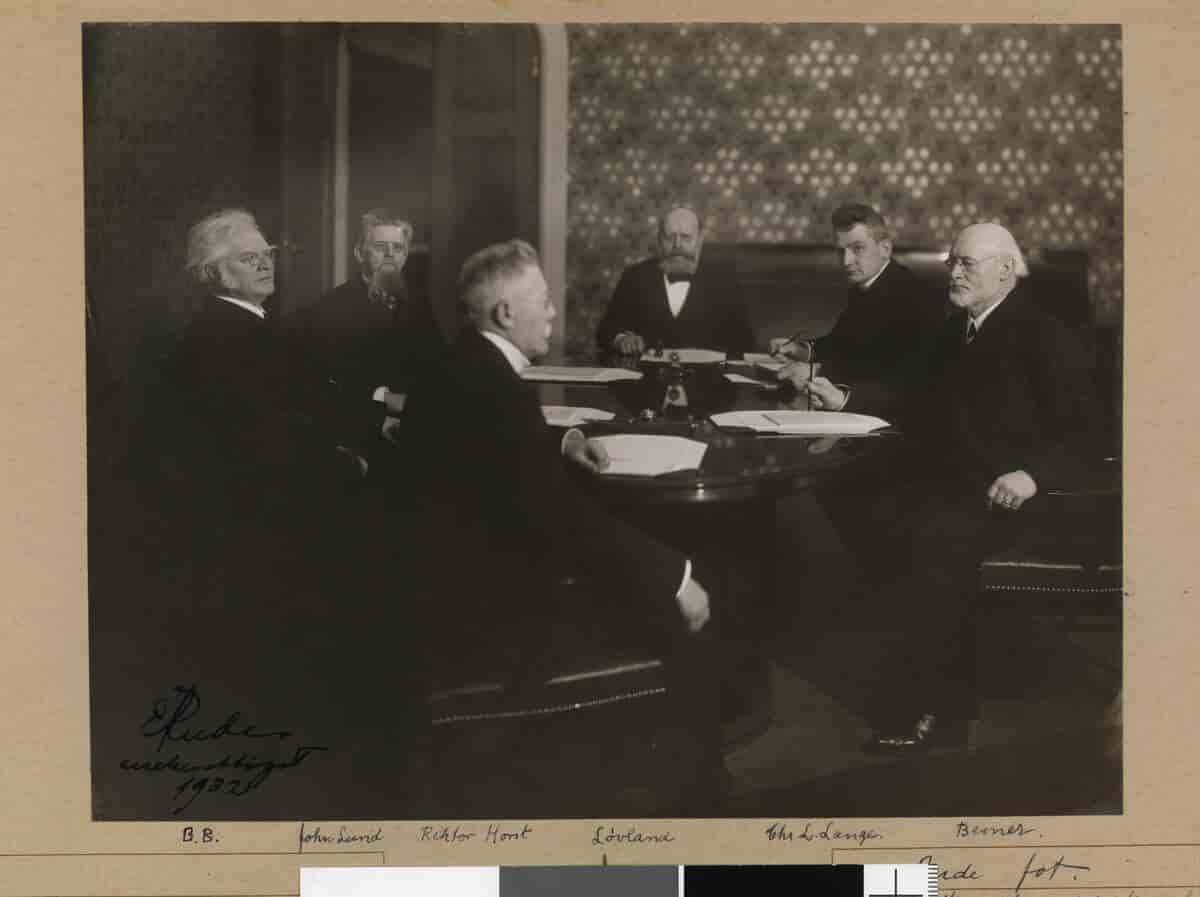 Møte i Den norske nobelkomite, 1905