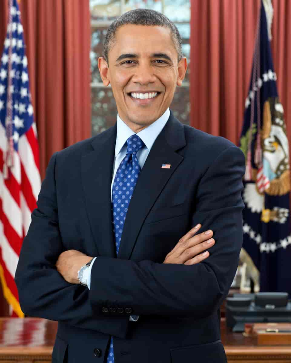 Barack Obama, offisielt portrett fra 2009