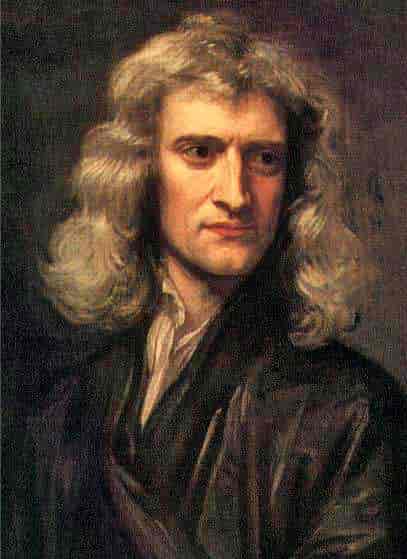 Maleri av Isaac Newton.