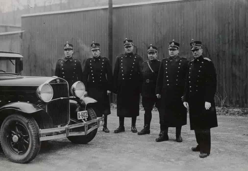 Statspolitiets første trafikkpatrulje, 1934