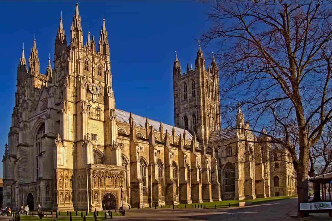 Canterbury-katedralen i Kent