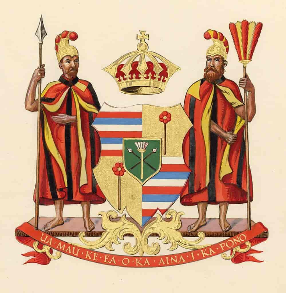 Kongedømmet Hawaiis riksvåpen (1845-1894)