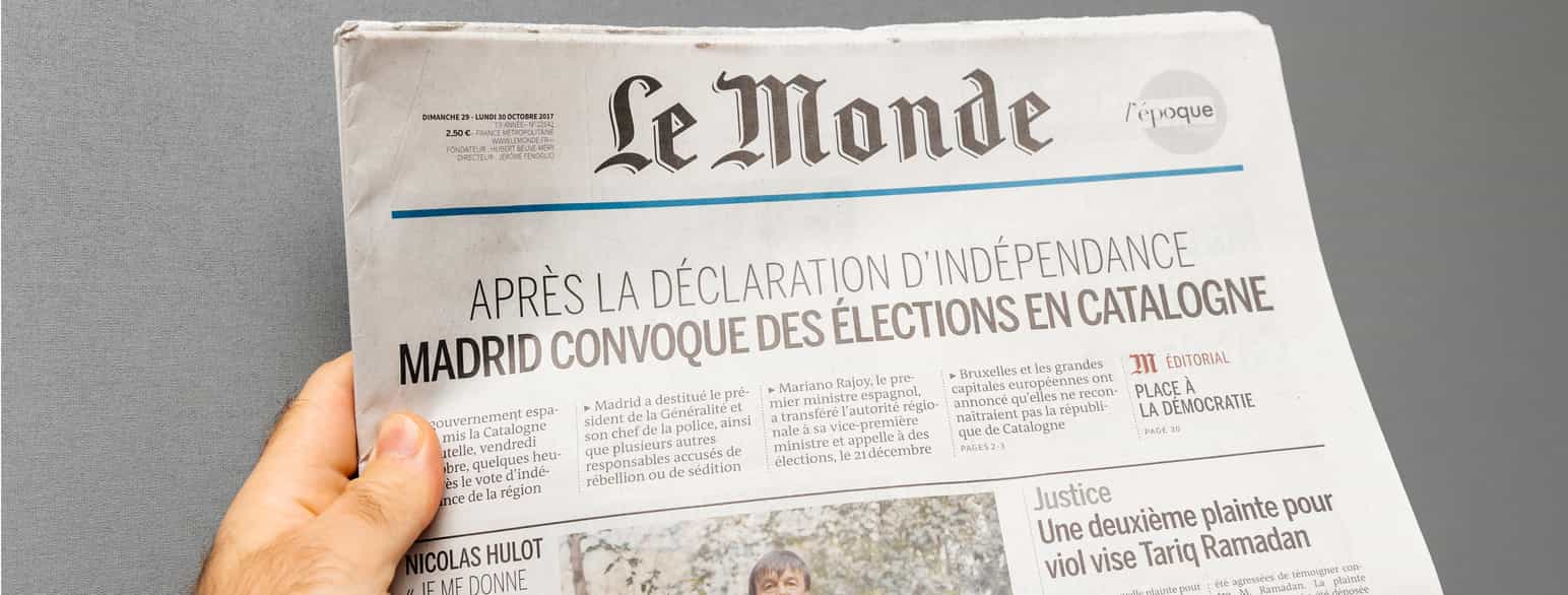 Den franske avisen Le Monde