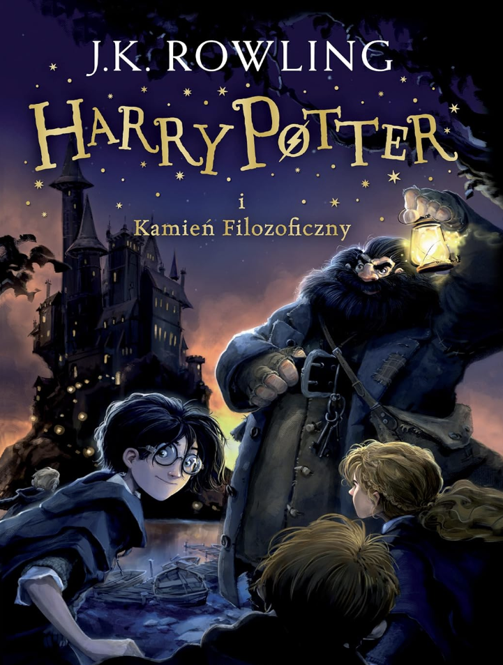 Foto av bokomslag, Harry Potter.