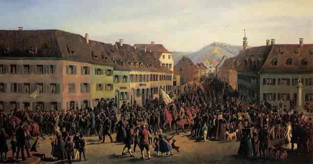 Lörrach am 20. april 1848