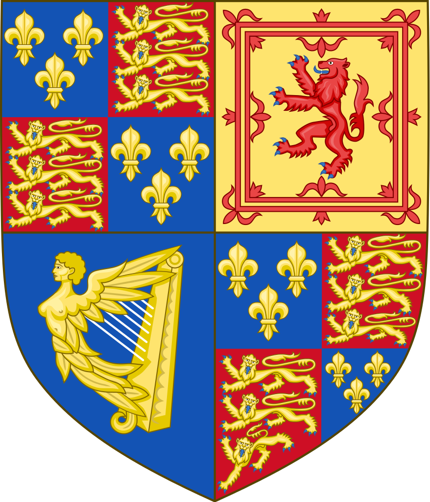 Englands riksvåpen 1603–1707