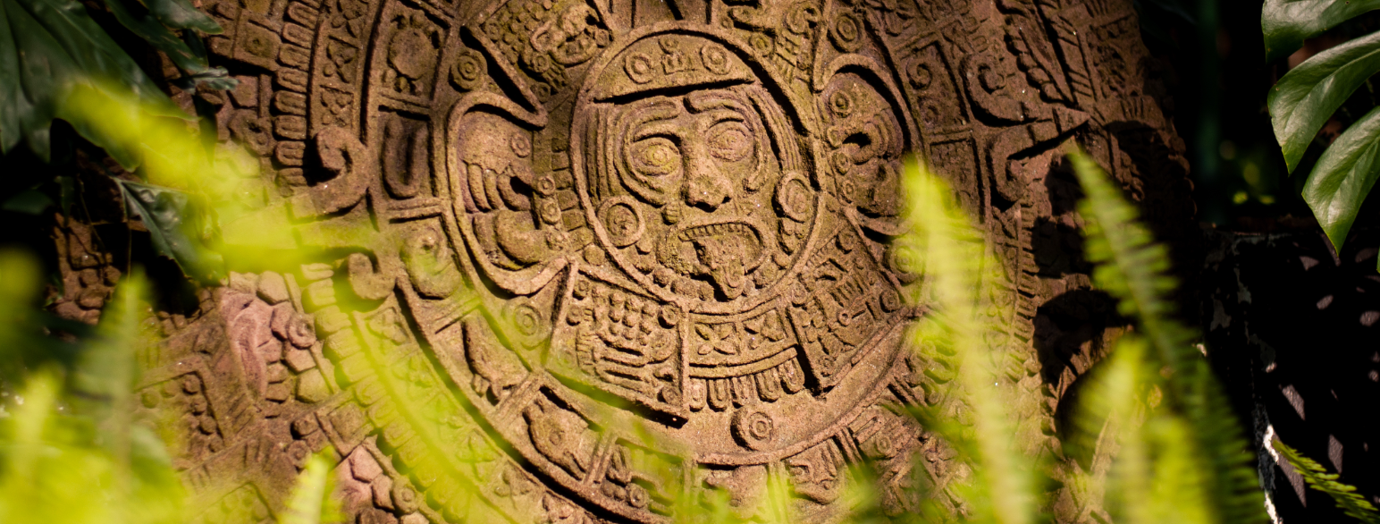 Solsteinen (replika) i Mexico by