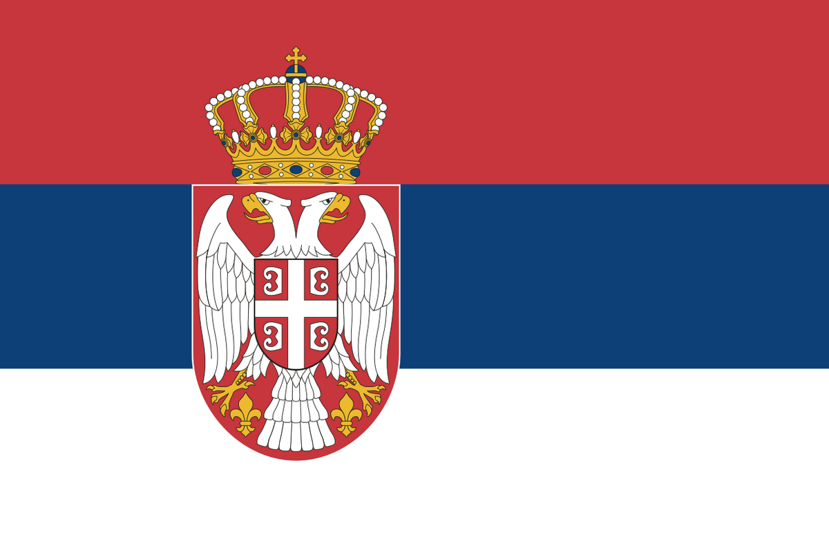 Serbias stats- og orlogsflagg