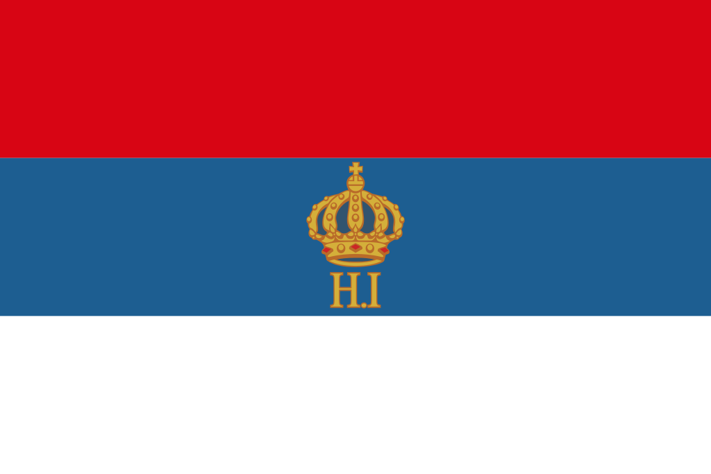 Montenegros flagg 1905-1910