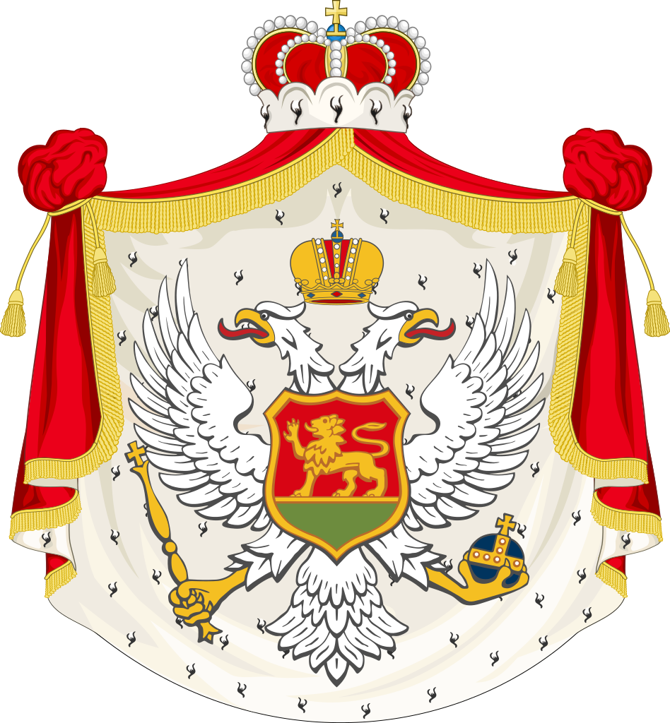 Kongedømmet Montenegros riksvåpen 