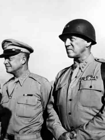 To av de mest kjent generaler under andre verdenskrig.