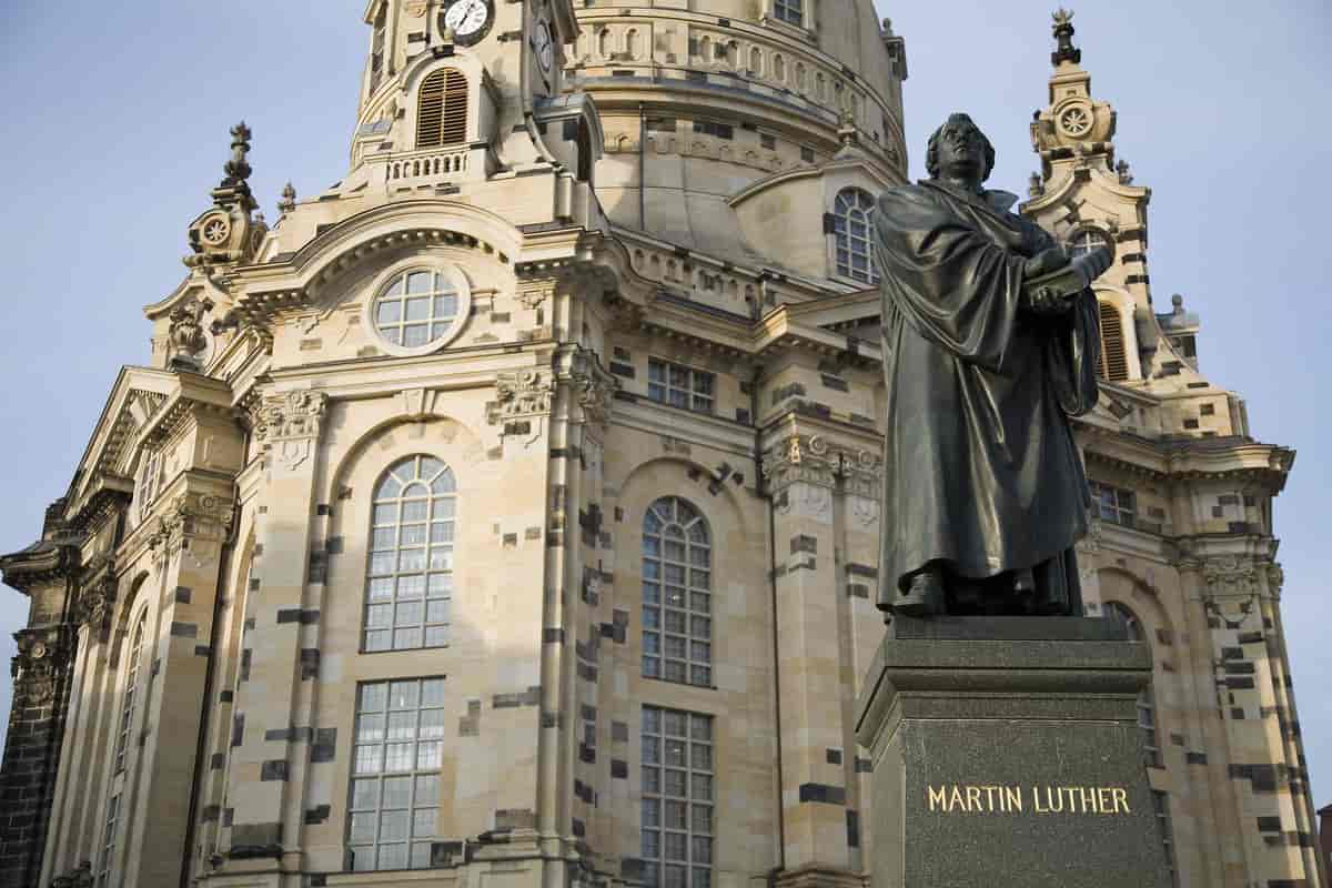 Statue av Martin Luther