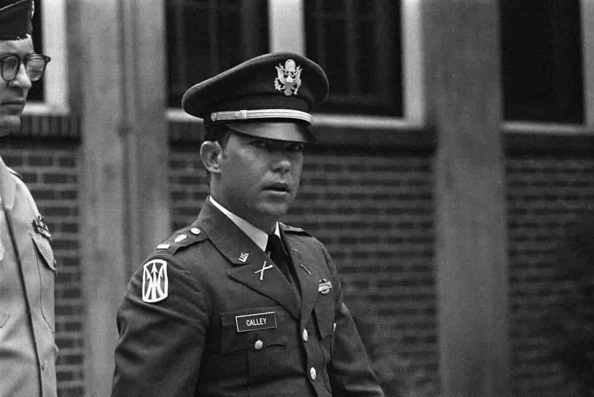 William Calley fotografert i forbindelse med rettssaken i 1971