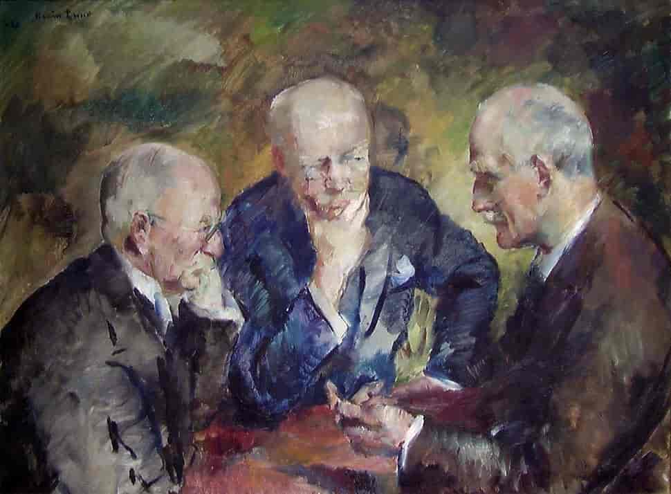 Christian Sinding, Gunnar Heiberg og Knut Hamsun