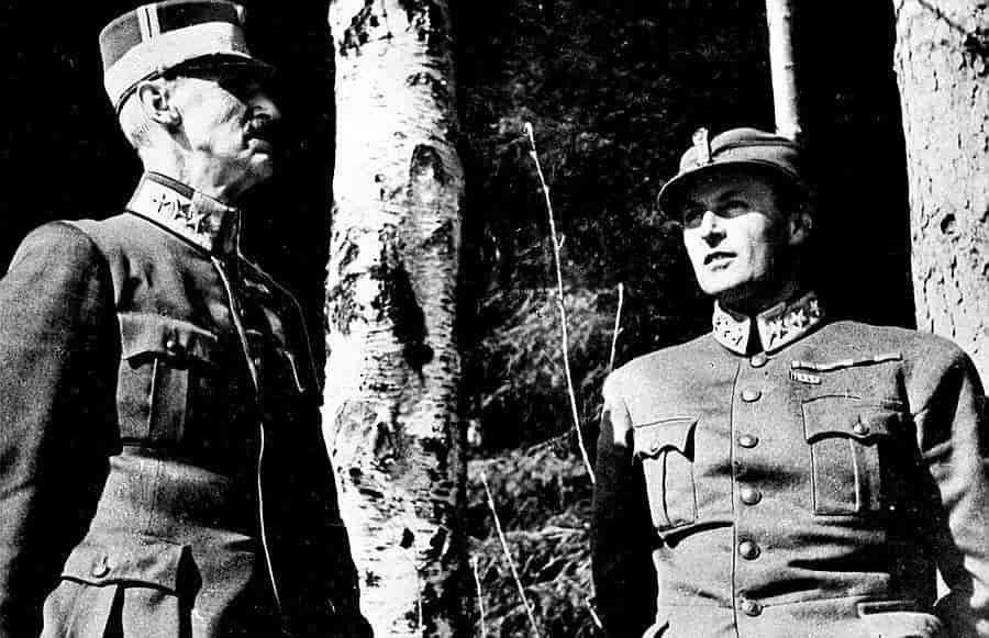 Kong Haakon VII og kronprins Olav.