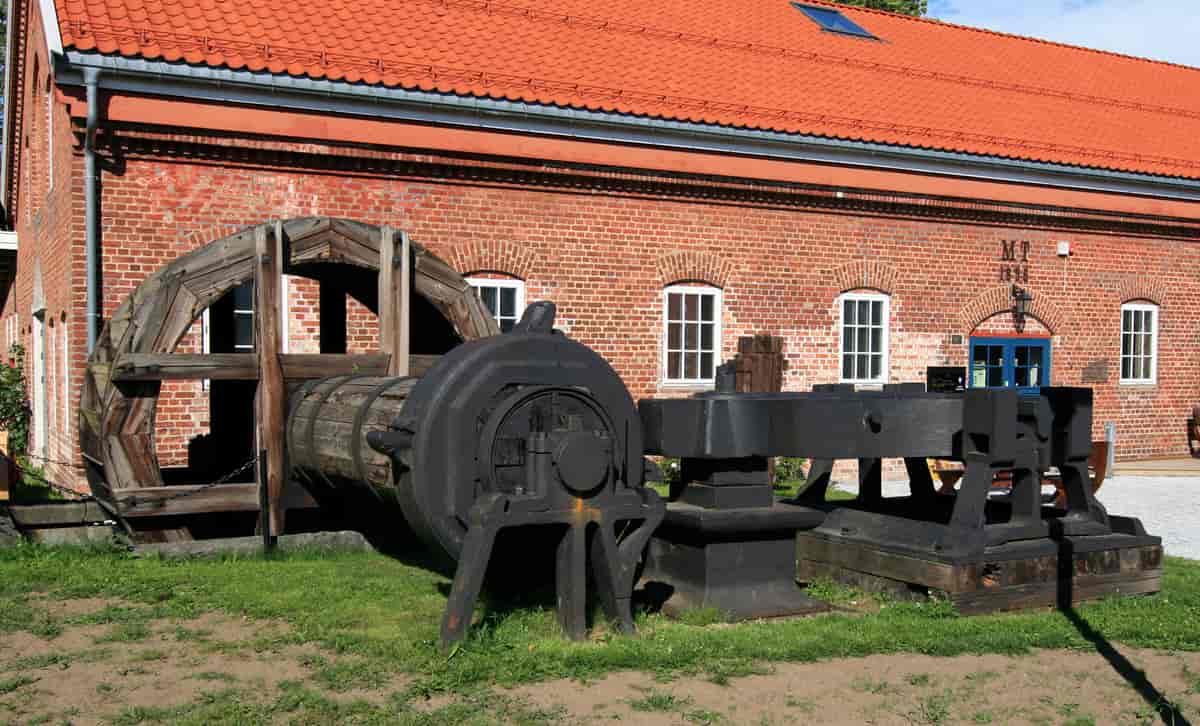 Hammer fra Fritzøe jernverk, i dag på Larvik museum