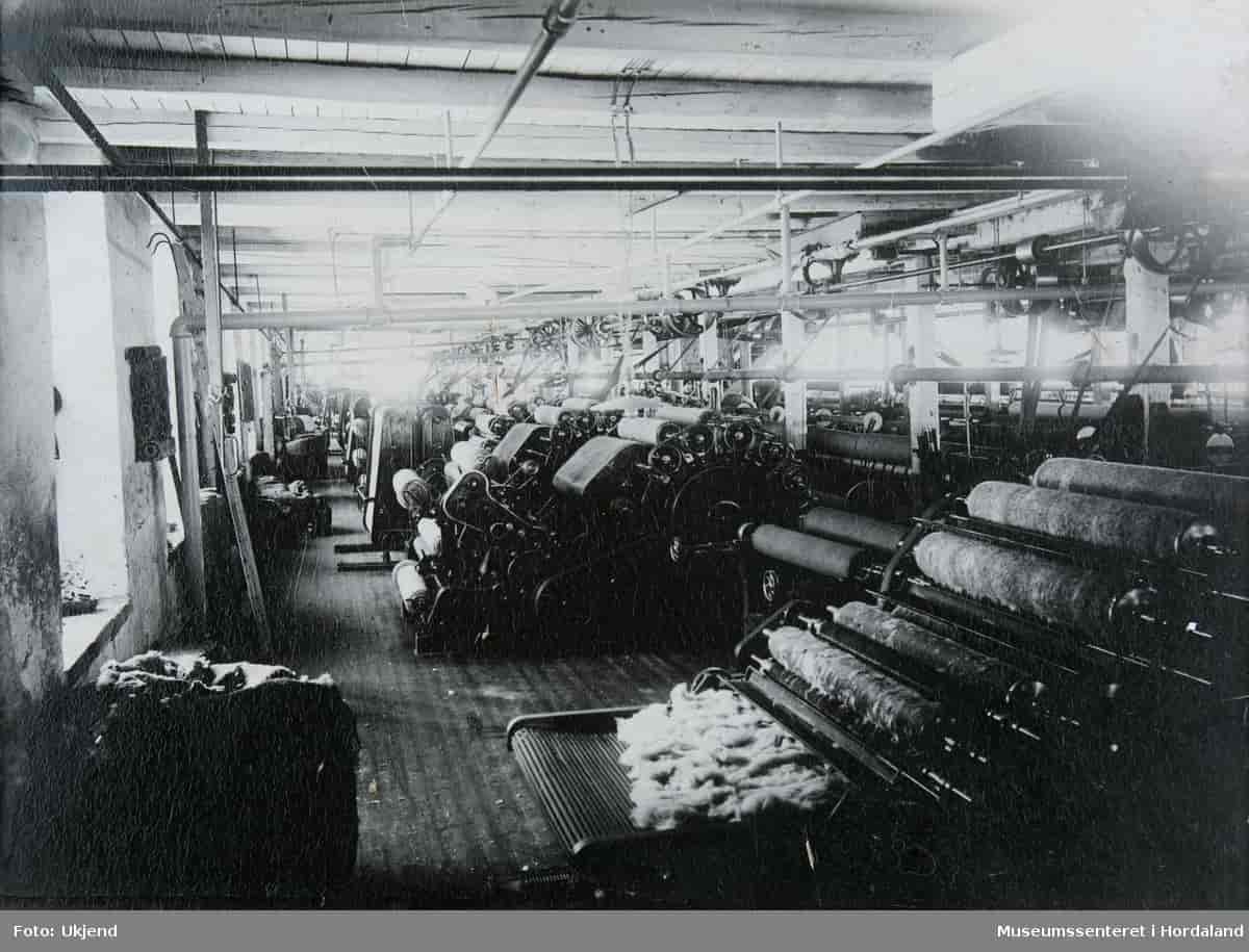 Karderom, Dale fabrikker, foto trolig fra tidlig 1900-tall
