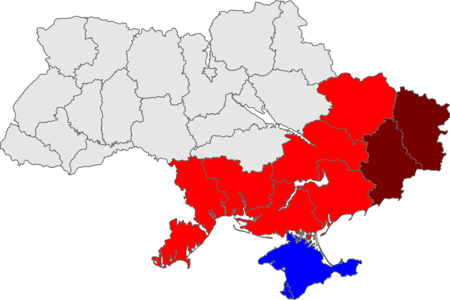 Kart over Novorossija