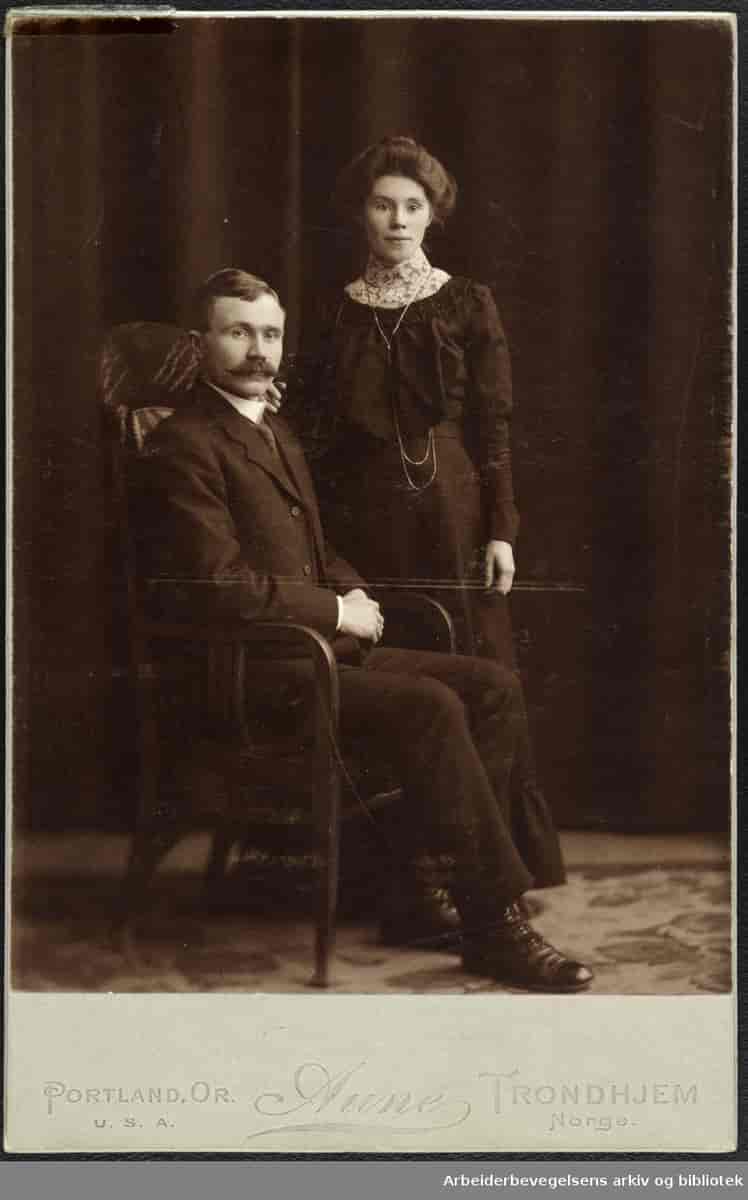 Johan Nygaardsvold og kona Albine