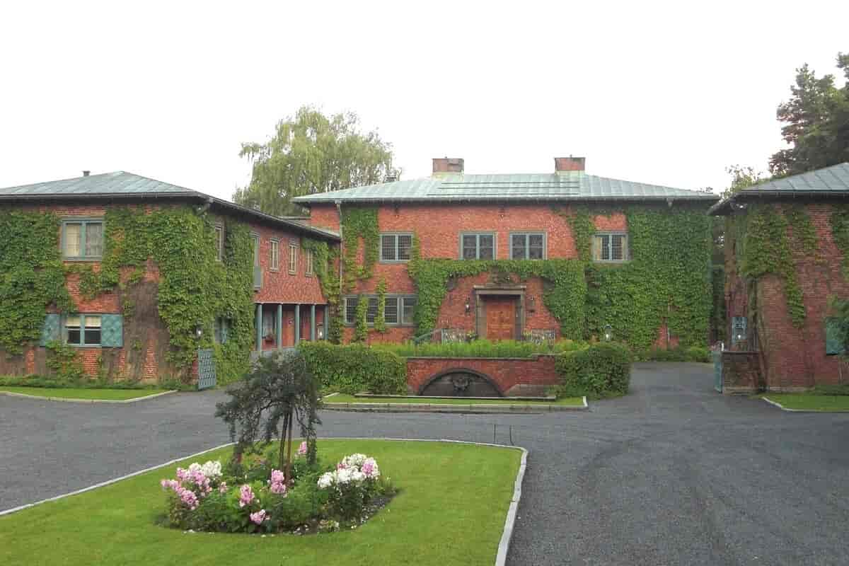 Villa Midtåsen i Sandefjord, skipsreder Anders Jahres hjem. Arkitekt: Arnestein Arneberg