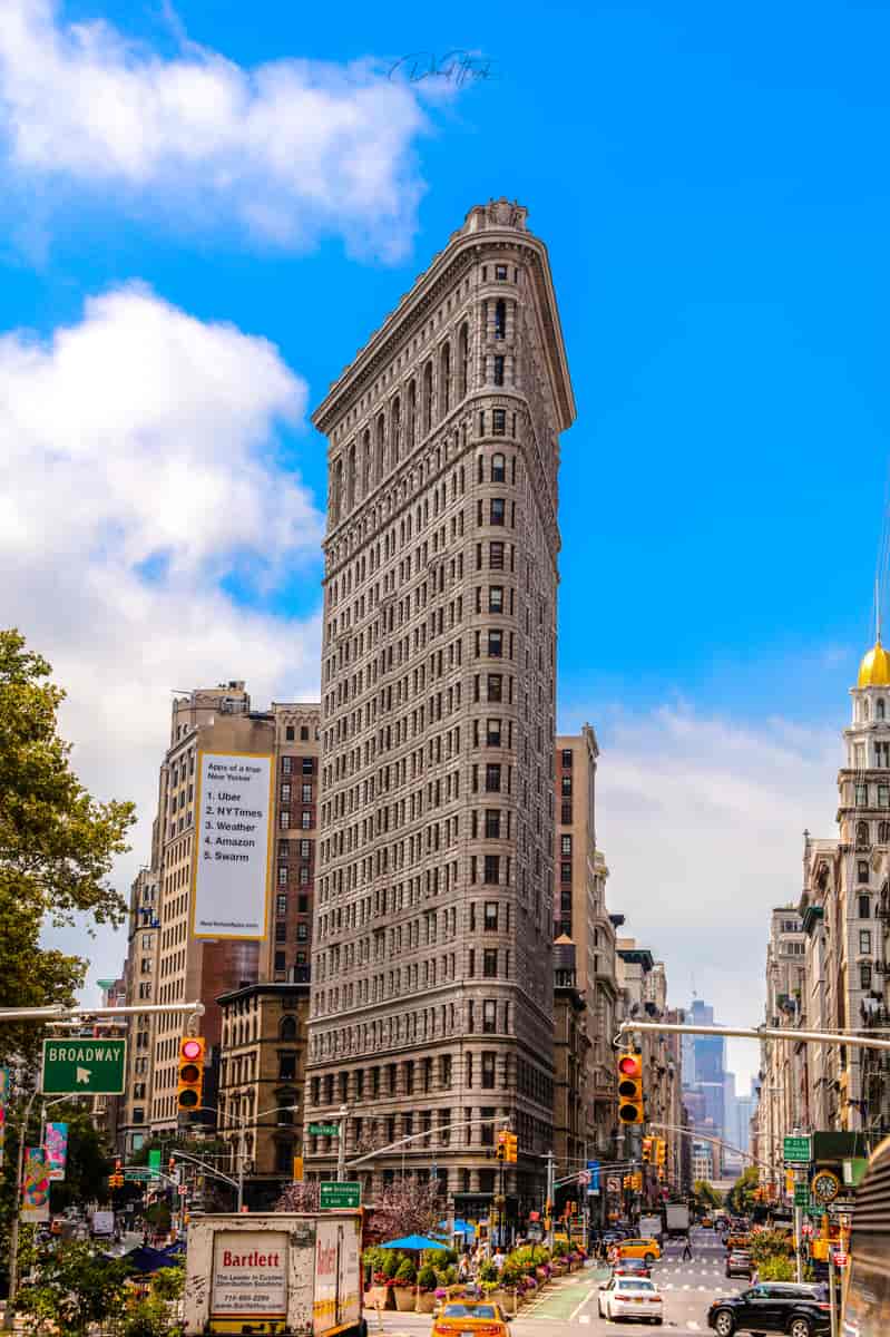 The Flatiron Building i New York, bygget 1901