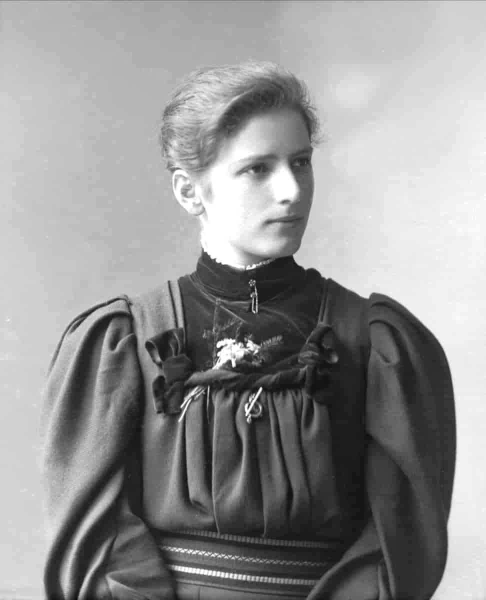 Elsa Tandberg fotografert som ung