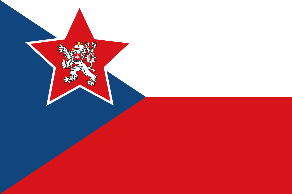 Tsjekkoslovakias orlogsflagg 1955-1960