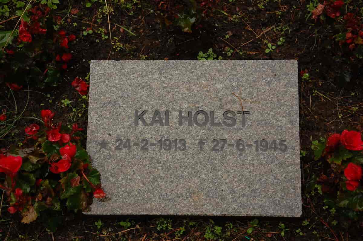 Kai Holsts gravsted på Vestre gravlund i Oslo