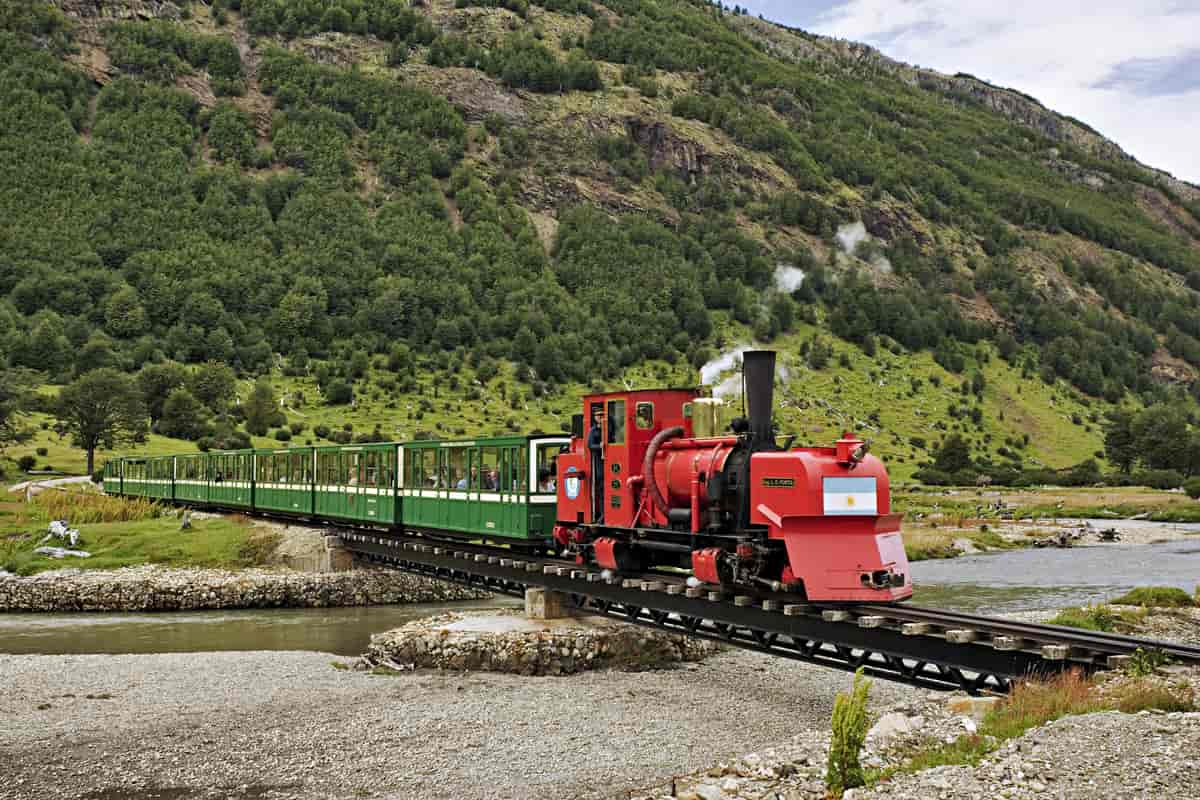 Foto av El tren del fin del mundo (Verdens ende-toget) i Ushuaia