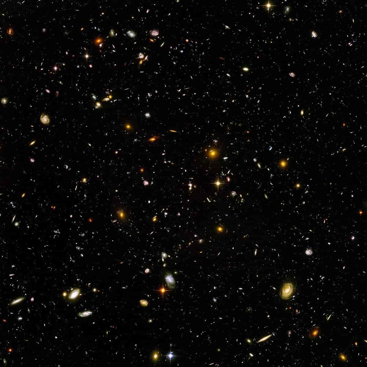 Foto fra verdensrommet.