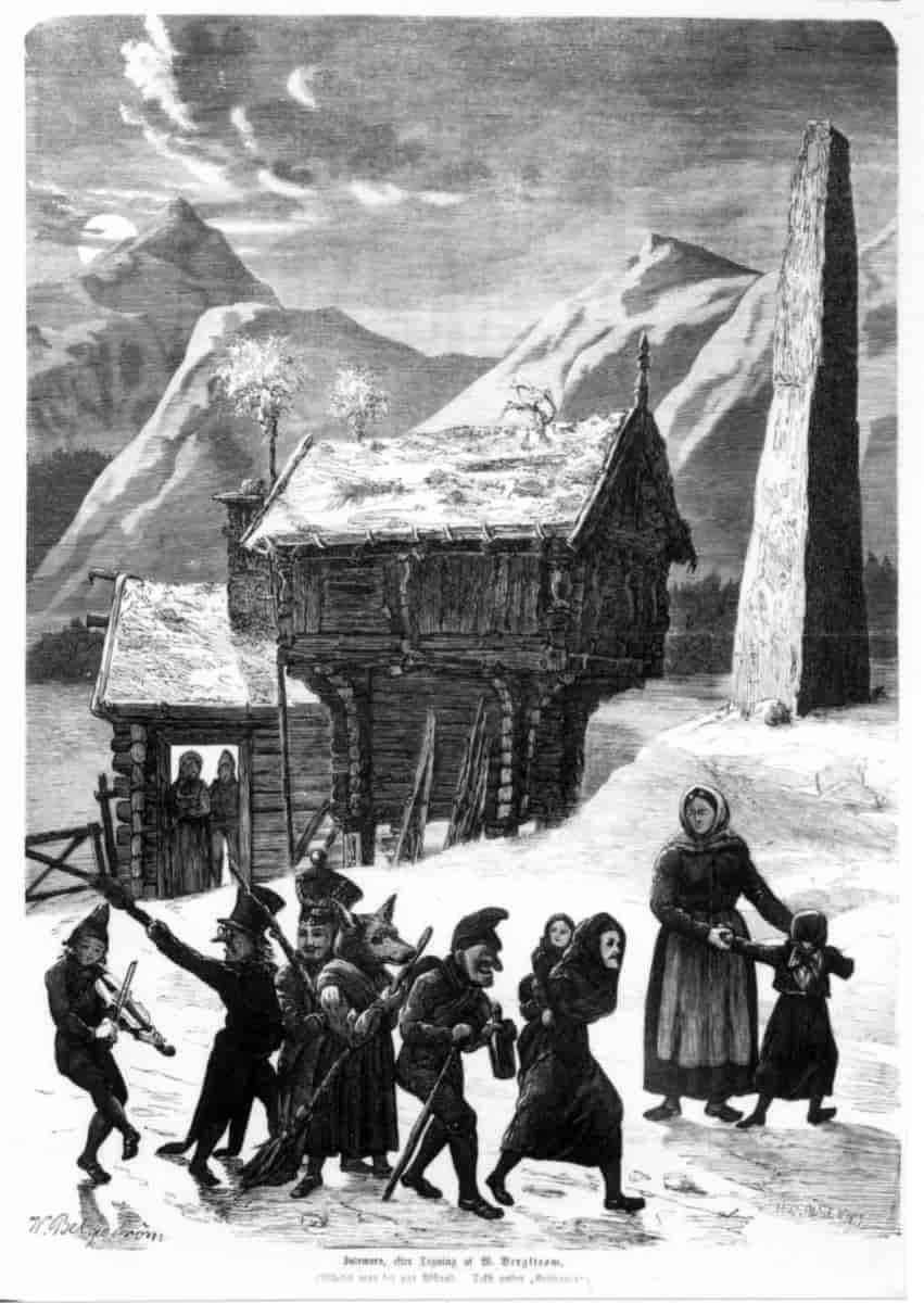 Xylografitrykk fra Norsk Folkeblad, 1869.