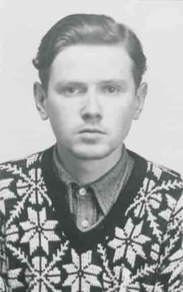 Hugo Holtermann, fangeportrett fra andre verdenskrig