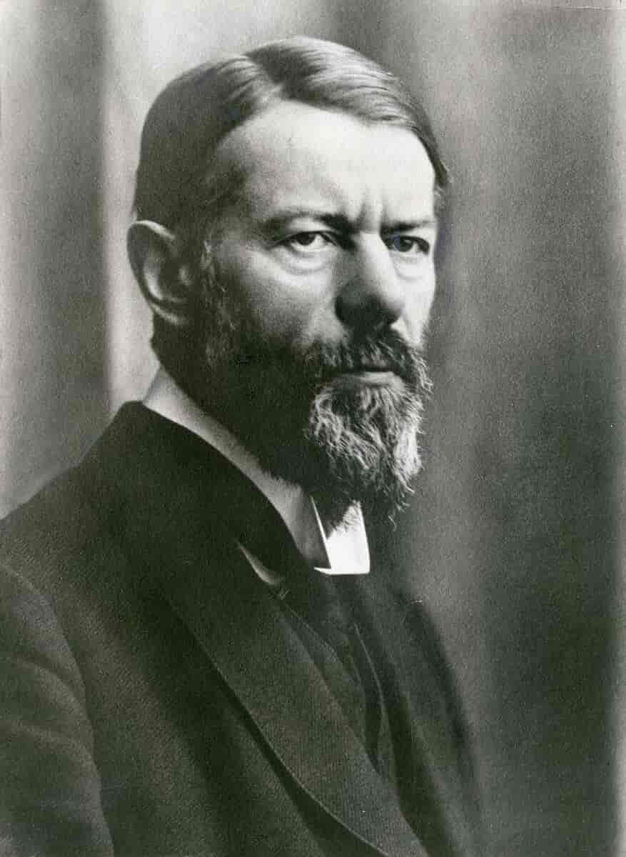 Max Weber fotografert i 1918