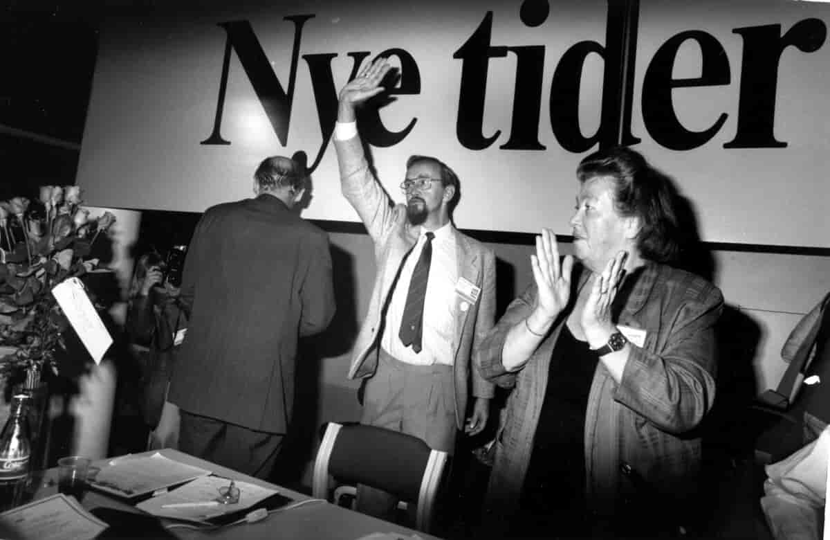 Ynge Hågensen under LO-kongressen i 1989. 