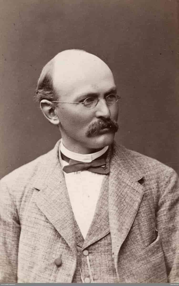 Gunnar Knudsen, fotografert ca. 1890
