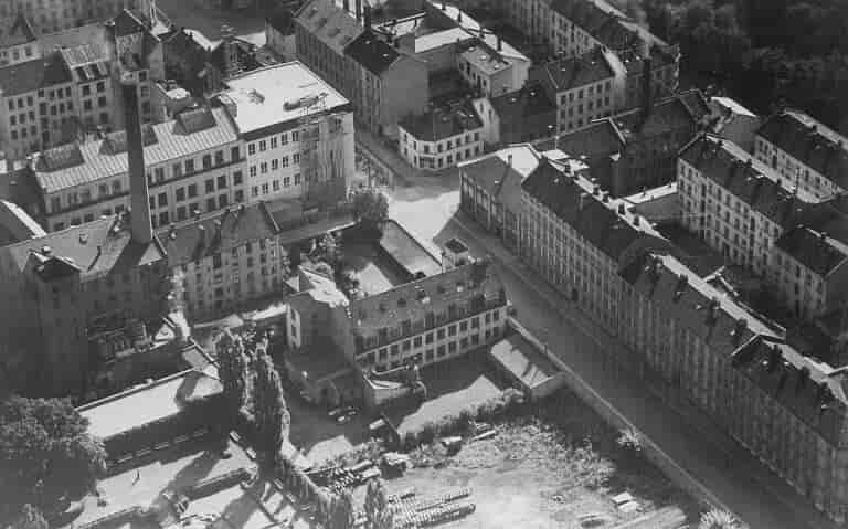 Skofabrikken Norge i Teglverksgata i 1951