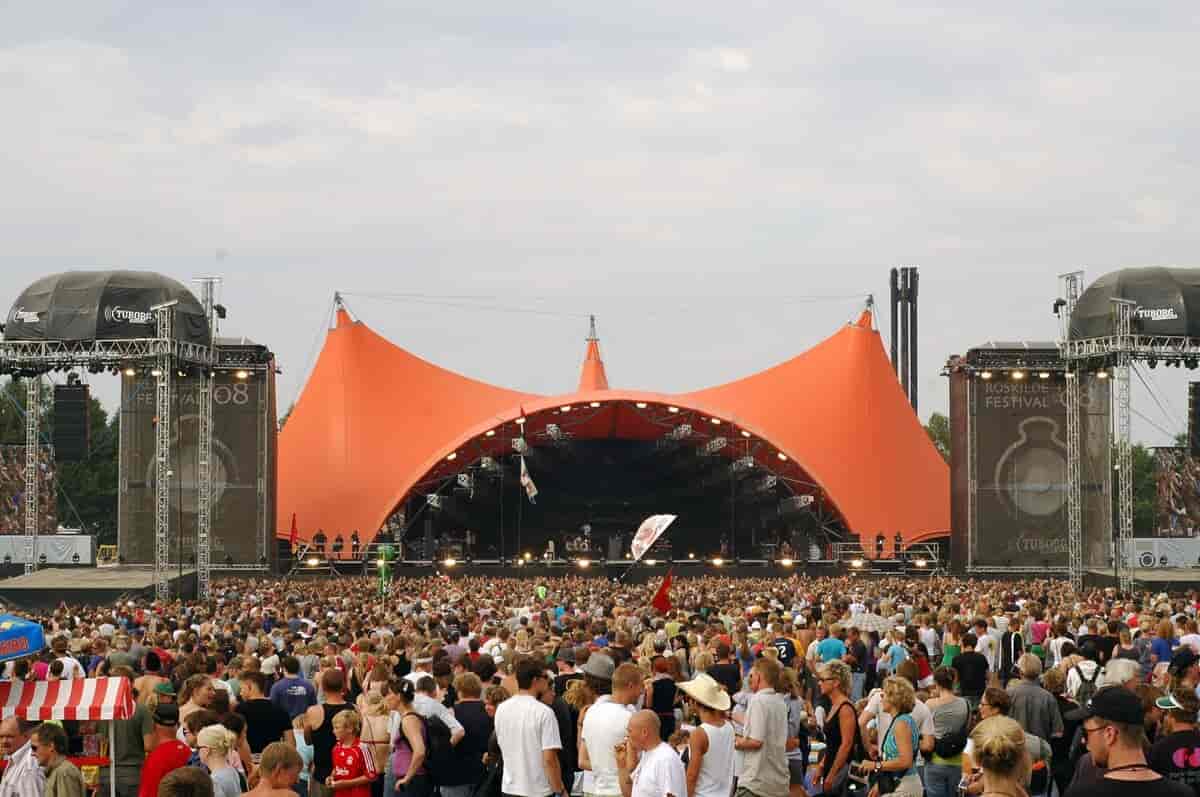 Roskildefestivalen i 2008.