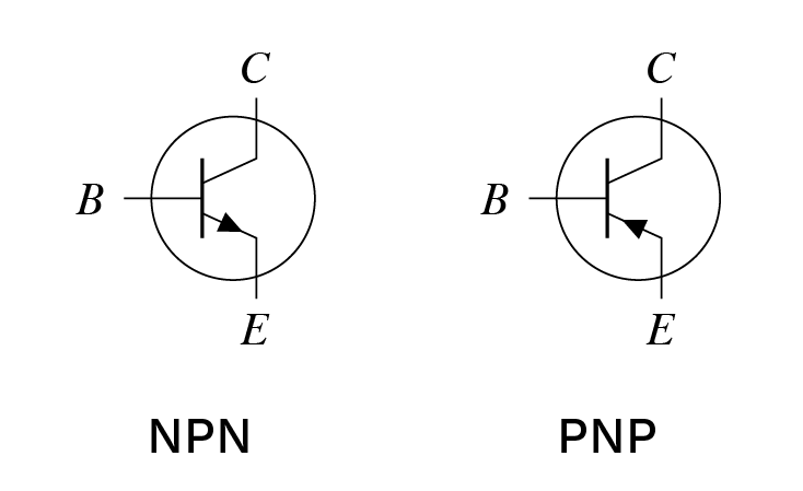 NPN og PNP transistorer