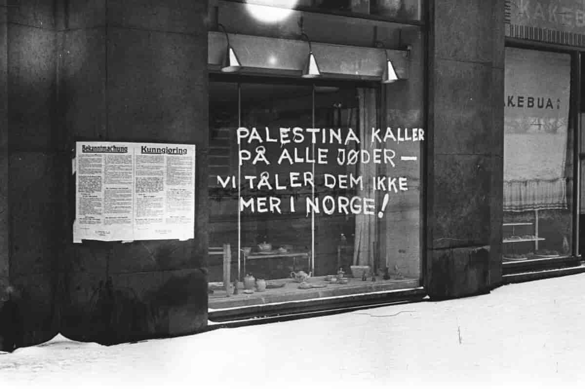 Antisemittisk tagging i Oslo under andre verdenskrig