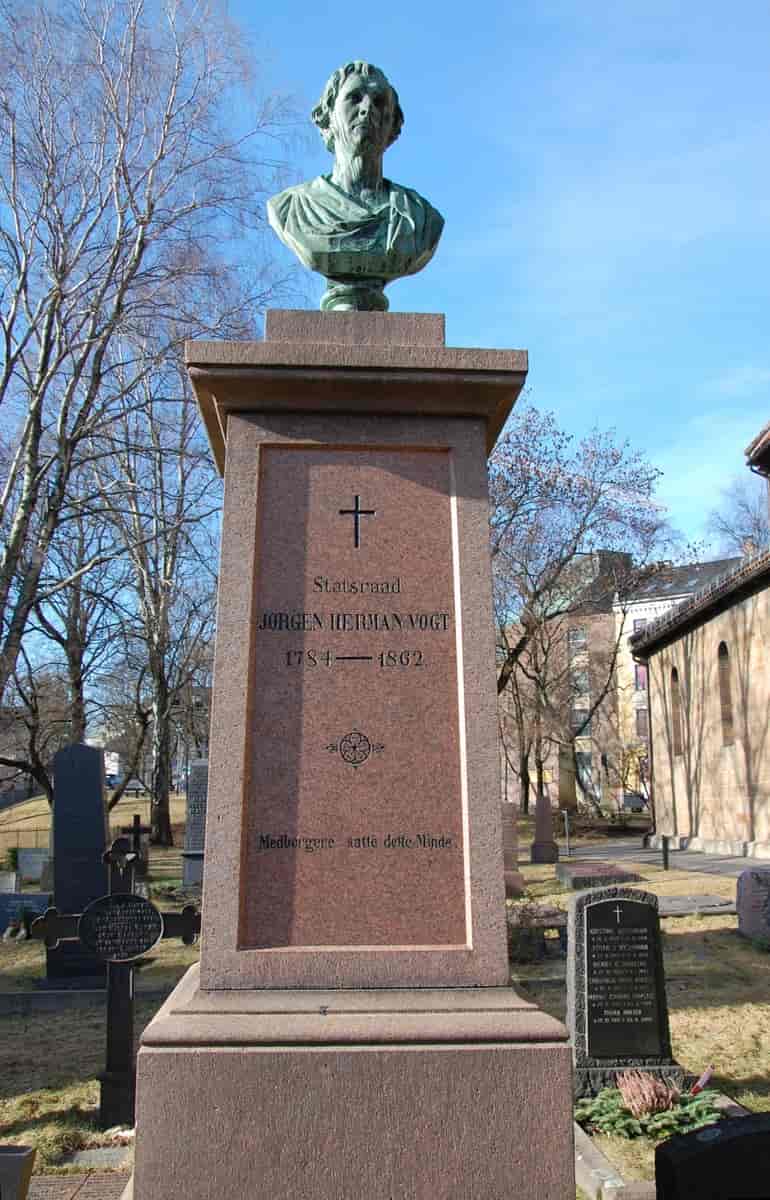 Jørgen Herman Vogts gravminne