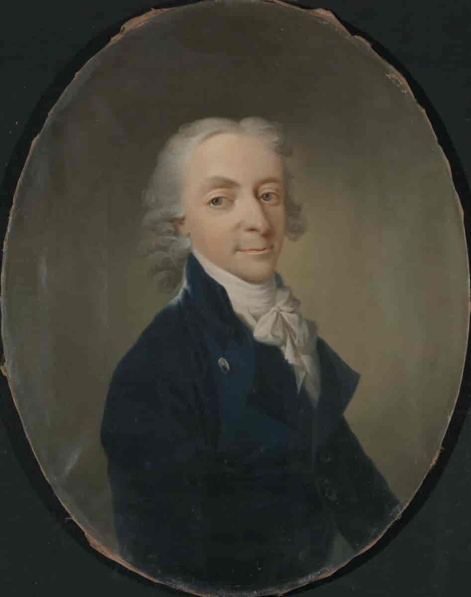 Marcus Gjøe Rosenkrantz, portrettmaleri fra ca. 1800