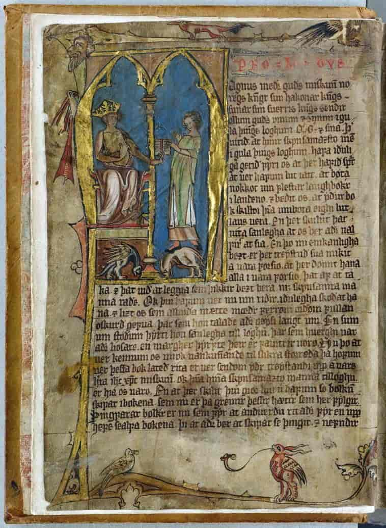 Prolog til Landslova fra Codex Hardenbergianus
