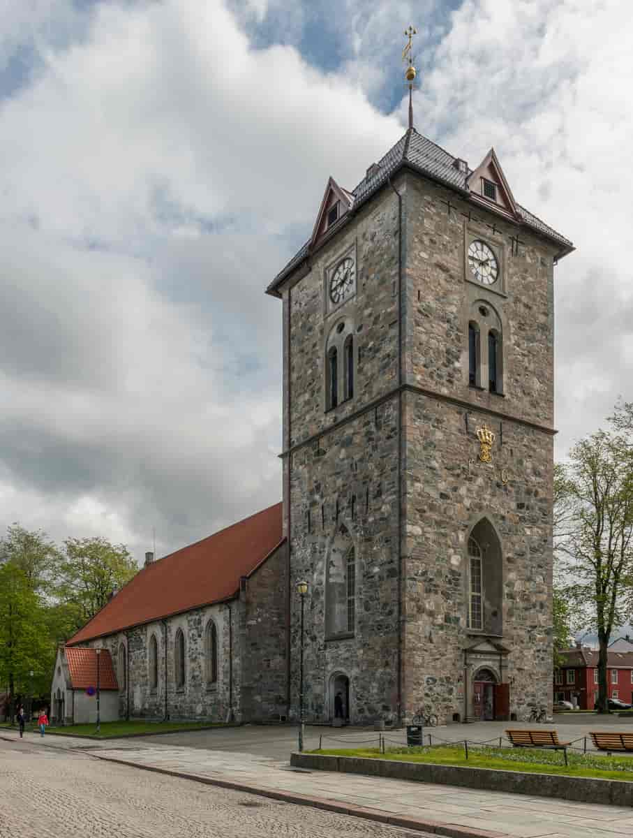 Vår Frue kirke i Trondheim, sett fra nordvest