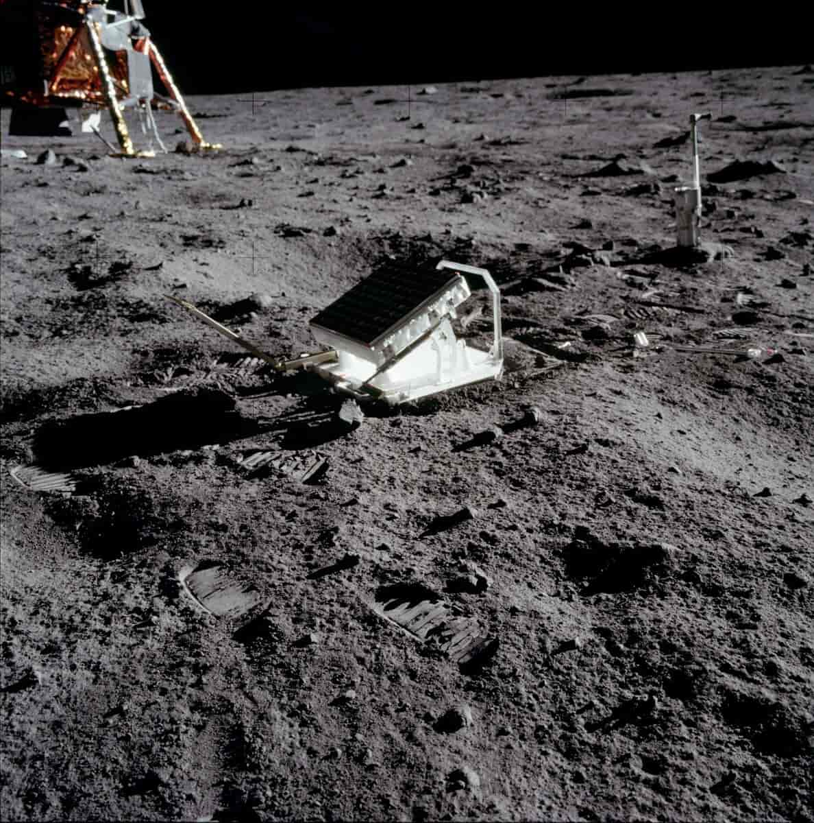 Laseravstandsmåling til Månen med Apollo 11, 1969