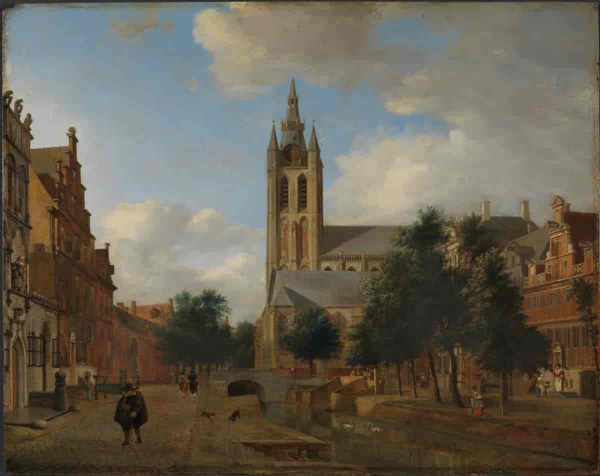 Den gamle kirken i Delft