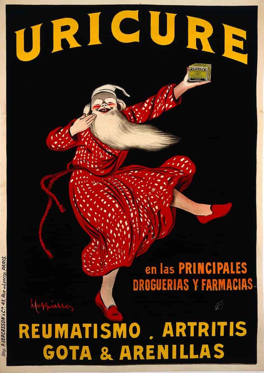 Plakatkunst av Leonetto Capiello (ca 1910)