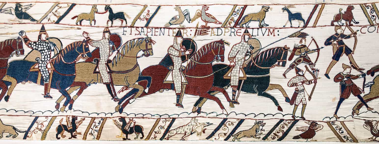 Bayeux-teppet - fremstilling av normannernes erobring av England