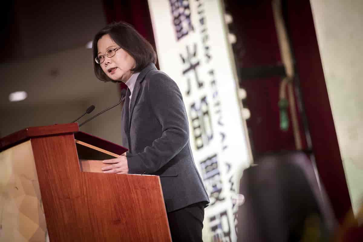 Tsai Ing-wen fra partiet Democratic Progressive Party (DPP), Taiwans president 2016–2024